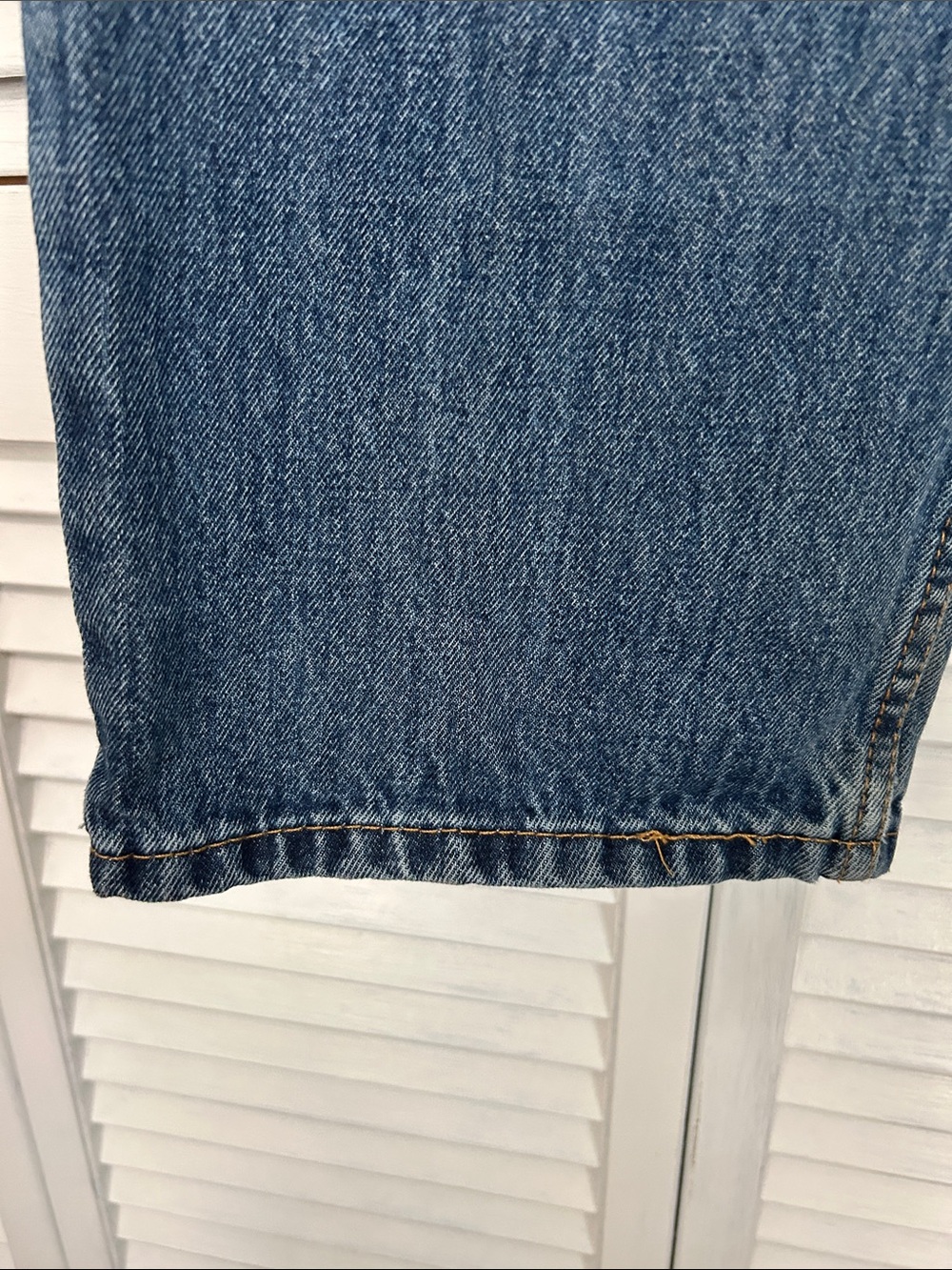 Levi's Men's 550 Relaxed Fit Jeans - Blue with Tan Patch Red Tab Size W36 L32 - Picture 6 of 12
